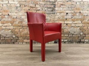 Sessel-rot-Leder-Montis-König-Theresales