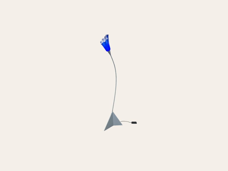 Vloerlamp-Murano-Due-blauw-TheReSales