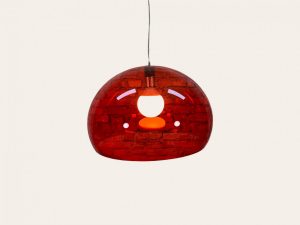 Hanglamp-Kartell-FL/Y-Transparent-rood-TheReSales