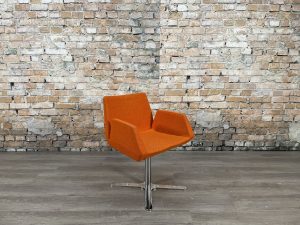 Chaise design Vervoort-orange-mélangée-TheReSales