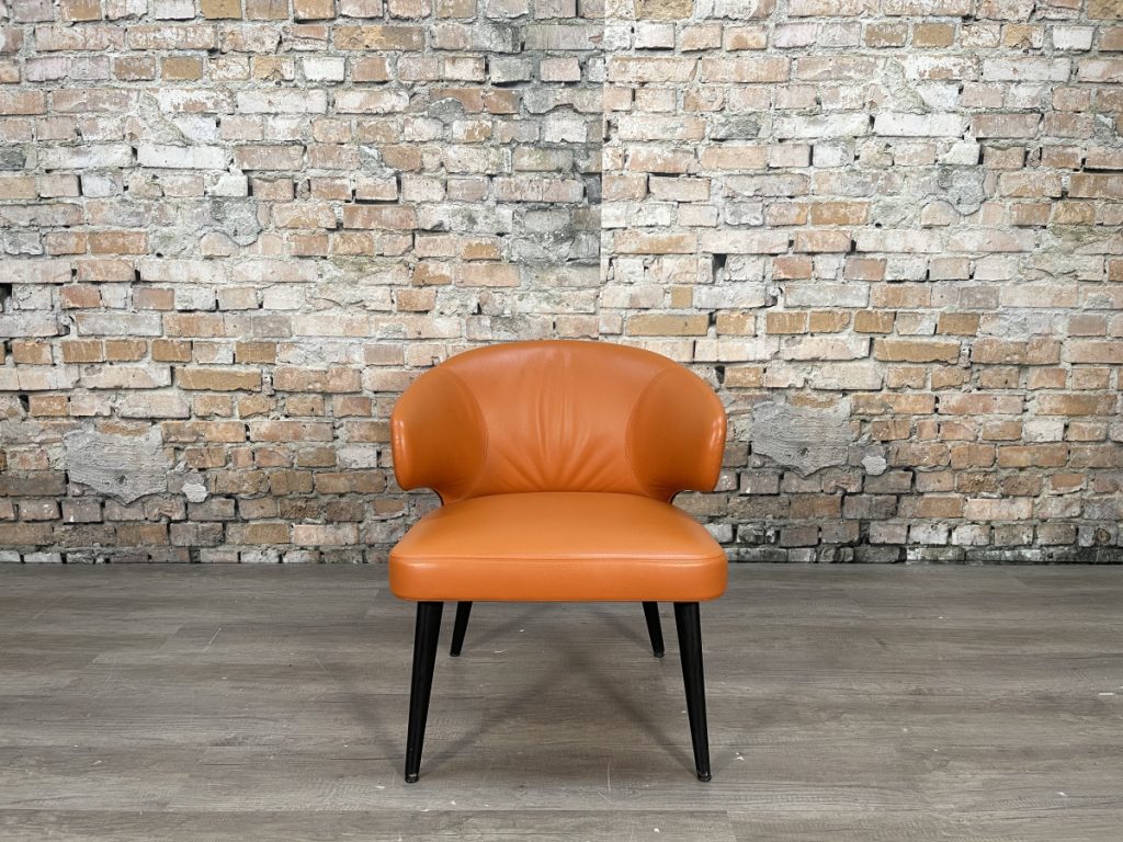 minotti-aston-oranje-leer-theresales