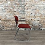 Ahrend Buisframe Sledestoel rood - Afbeelding 3