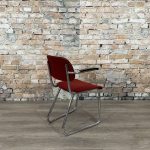 Ahrend Buisframe Sledestoel rood - Afbeelding 4