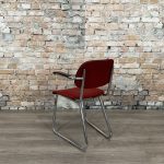 Ahrend Buisframe Sledestoel rood - Afbeelding 6