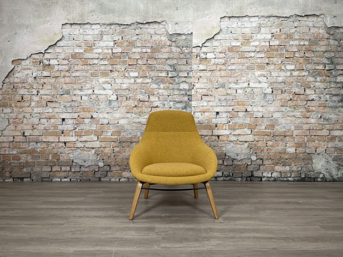naughtone-Always-Lounge-Chair-geel-theresales