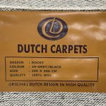 Dutch Carpets Rocky wit en zwart - Afbeelding 4