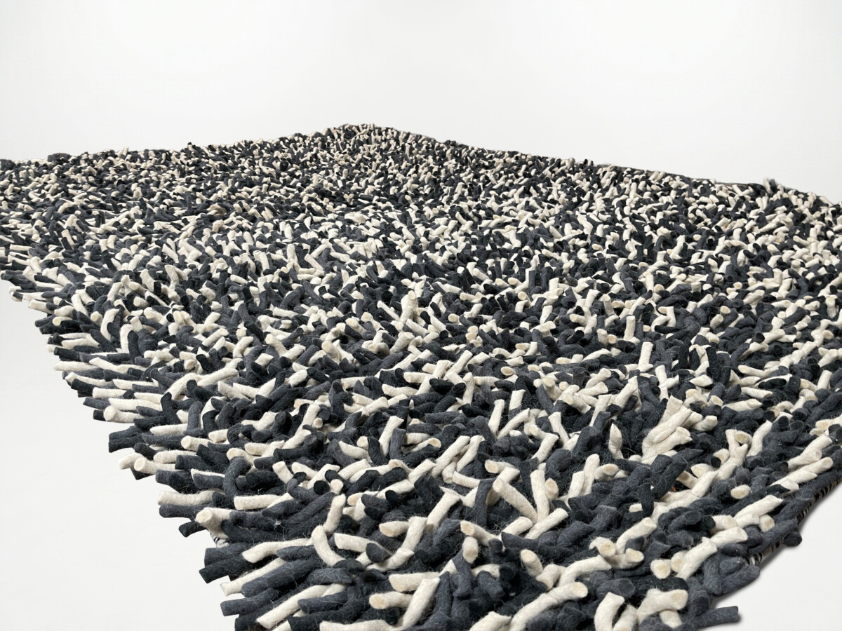 Dutch Carpets Rocky wit en zwart - Afbeelding 2