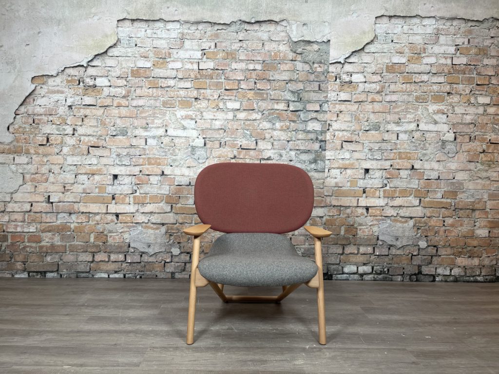 Moroso-Klara-rood-grijs-fauteuil-TheReSales