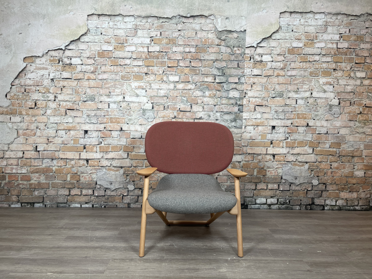 Moroso-Klara-rood-grijs-fauteuil-TheReSales