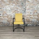 Gispen-Sledestoel-geel-zwart-TheReSales