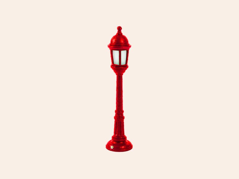 Lámpara-Seletti-Street-Lamp-Red-TheReSales