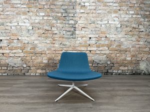 Fauteuil-Hay-Ray Swivel-blauw-wit-TheReSales