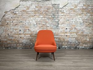 Fauteuil-Walter-Knoll-375-orange-TheReSales