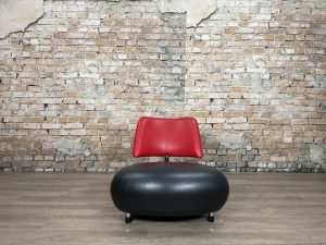 Fauteuil-Leolux-Pallone-rood/zwart-TheReSales