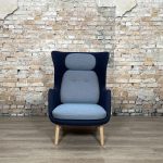 Fauteuil-Fritz-Hansen-Ro-Chair-lichtblauw-TheReSales