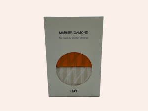 HAY-Tea-Towel-NO.3-Marker-Diamond-oranje