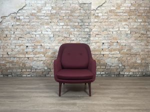 Fritz-Hansen-Fri-Chair-rood-gemêleerd-fauteuil-TheReSales