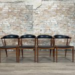Broderna-Andersen-Vintage-Rosewood-and-Skai-Chairs-set-TheReSales