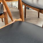 Broderna Andersen Vintage Rosewood and Skai Chairs set - Afbeelding 5