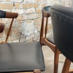 Broderna Andersen Vintage Rosewood and Skai Chairs set - Afbeelding 6