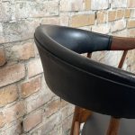 Broderna Andersen Vintage Rosewood and Skai Chairs set - Afbeelding 7