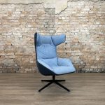 Moroso-Take-A-Line-For-A-Walk-donkerblauw-Fauteuil-TheReSales