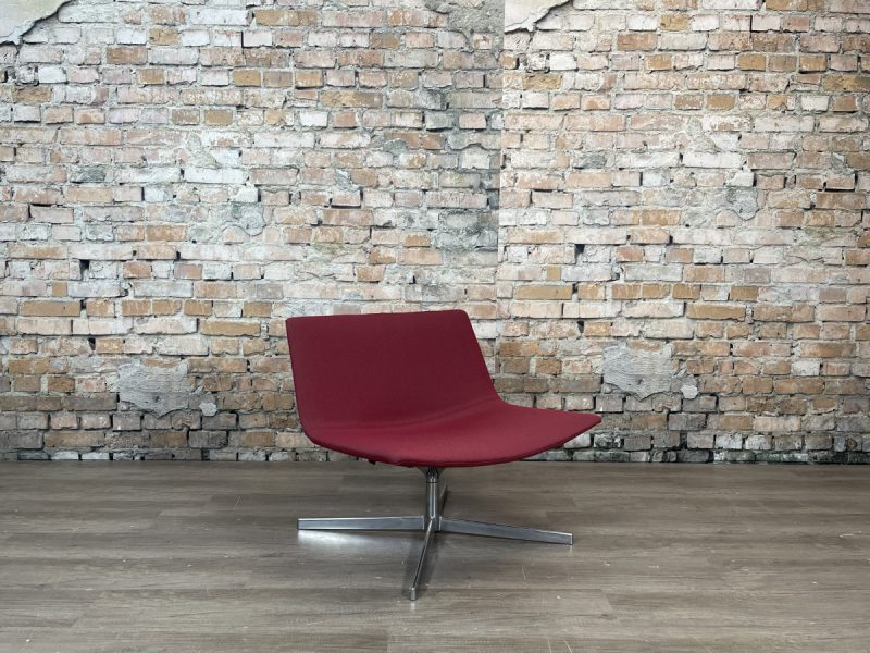 Arper-Catifa-60-Lounge-Chair-rood-Fauteuil-TheReSales