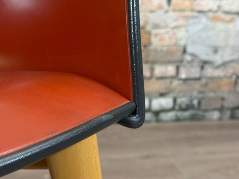 Cassina U-8 Chair rood - Afbeelding 9