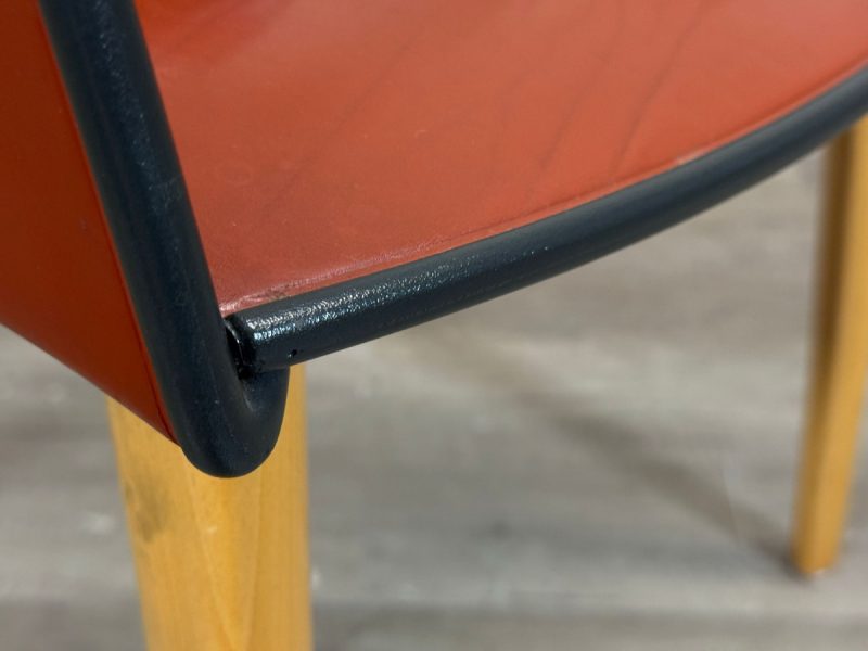 Cassina U-8 Chair rood - Afbeelding 13