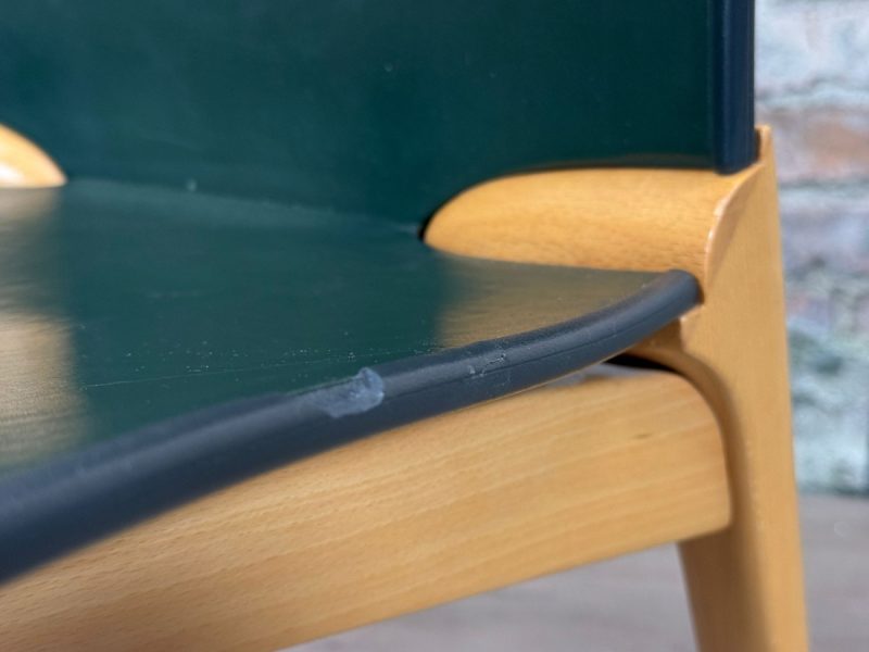 Cassina U-8 Chair groen zonder armleuning - Afbeelding 16