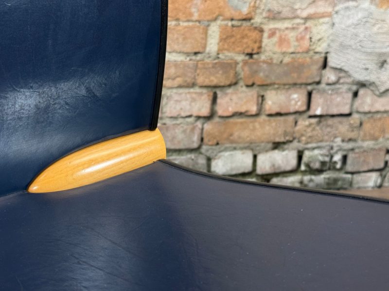 Cassina U-8 Chair blauw zonder armleuning - Afbeelding 13