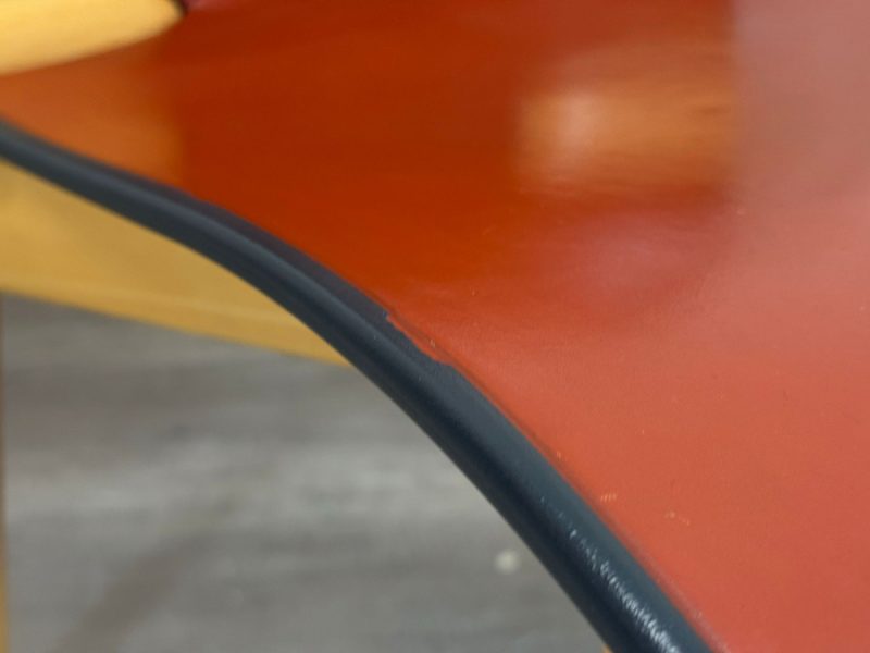 Cassina U-8 Chair rood zonder armleuning - Afbeelding 10