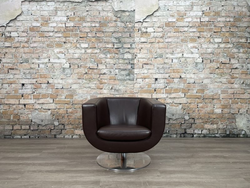 B&B Italia Tulip Armchair bruin - Afbeelding 2