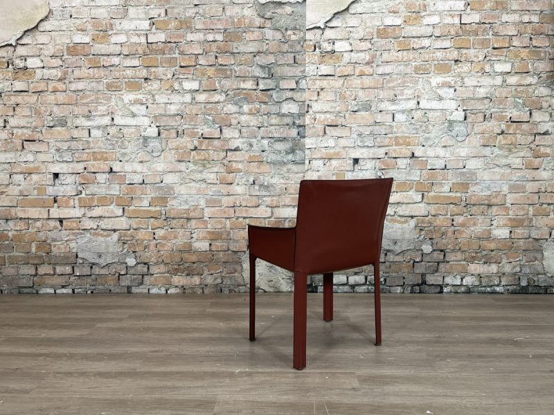De Couro of Brazil leather dining chair met armleuningen - Afbeelding 5