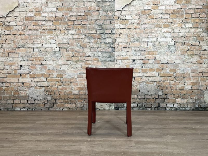 De Couro of Brazil leather dining chair met armleuningen - Afbeelding 6