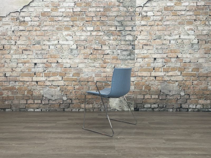 Arper Catifa 46 blauw met armleuning - Afbeelding 5
