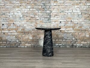 POLSPOTTEN-Marble-Look-Disc-Table-zwart-theresales