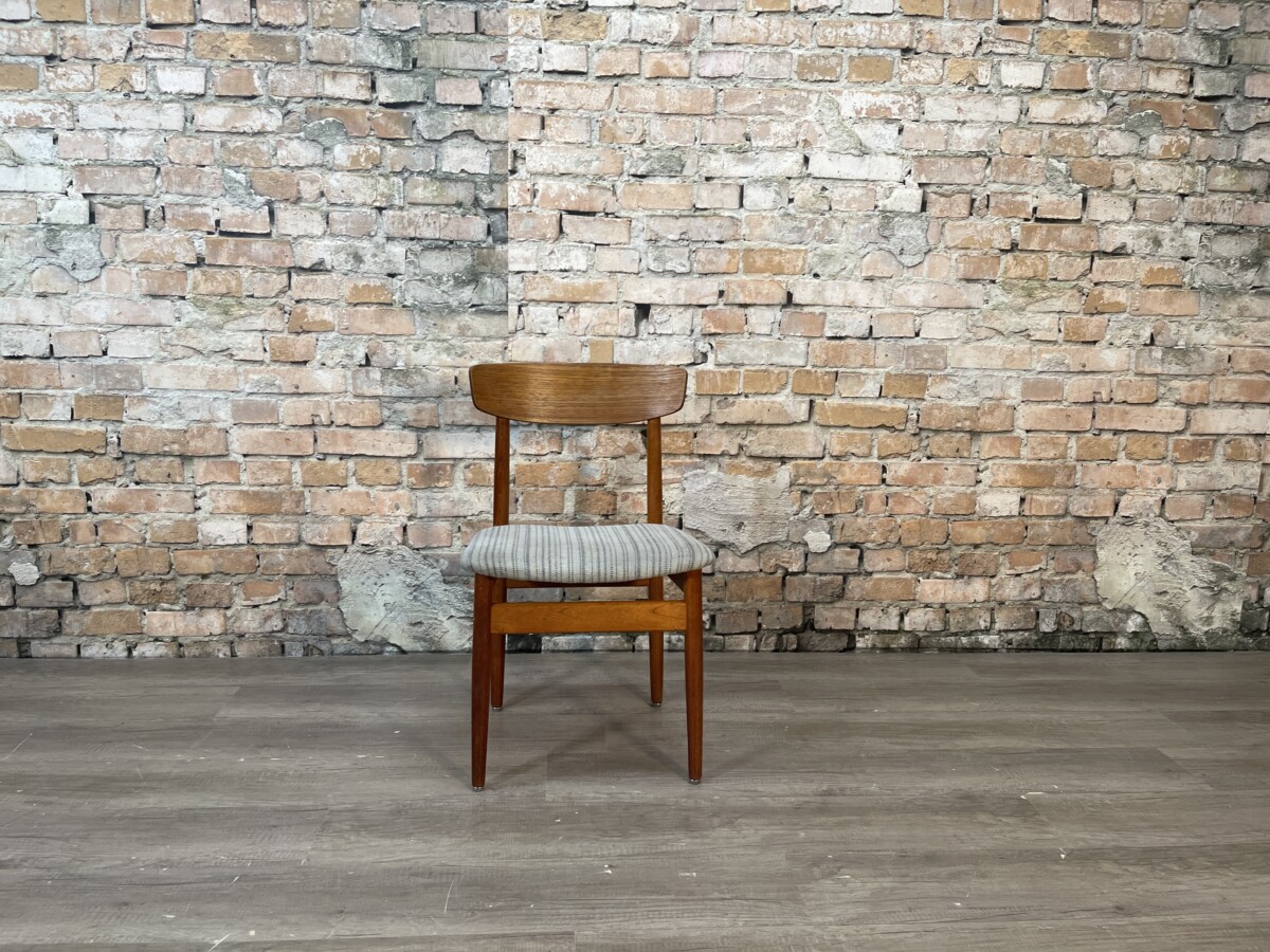 Vintage Deense Stijl Stoelen Set - Afbeelding 2