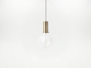 Ferm-Living-Socket-Pendant-Low-brass-theresales