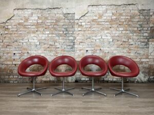 artifort-nina-rood-set-van-4-theresales