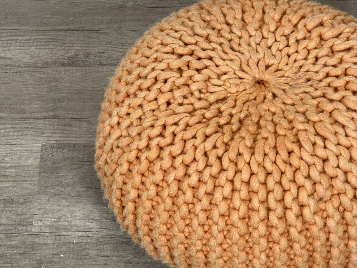 Thomas Eyck Urchin poef oranje – Bild 3