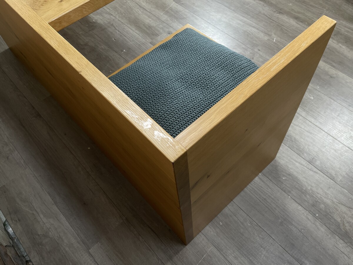 Massief Eiken Tête-à-Tête Design Bank - Afbeelding 4