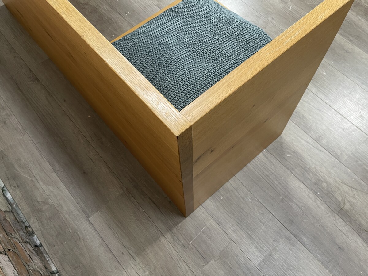 Massief Eiken Tête-à-Tête Design Bank - Afbeelding 5