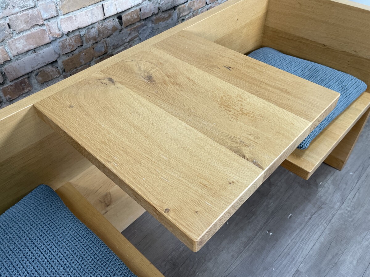 Massief Eiken Tête-à-Tête Design Bank - Afbeelding 6