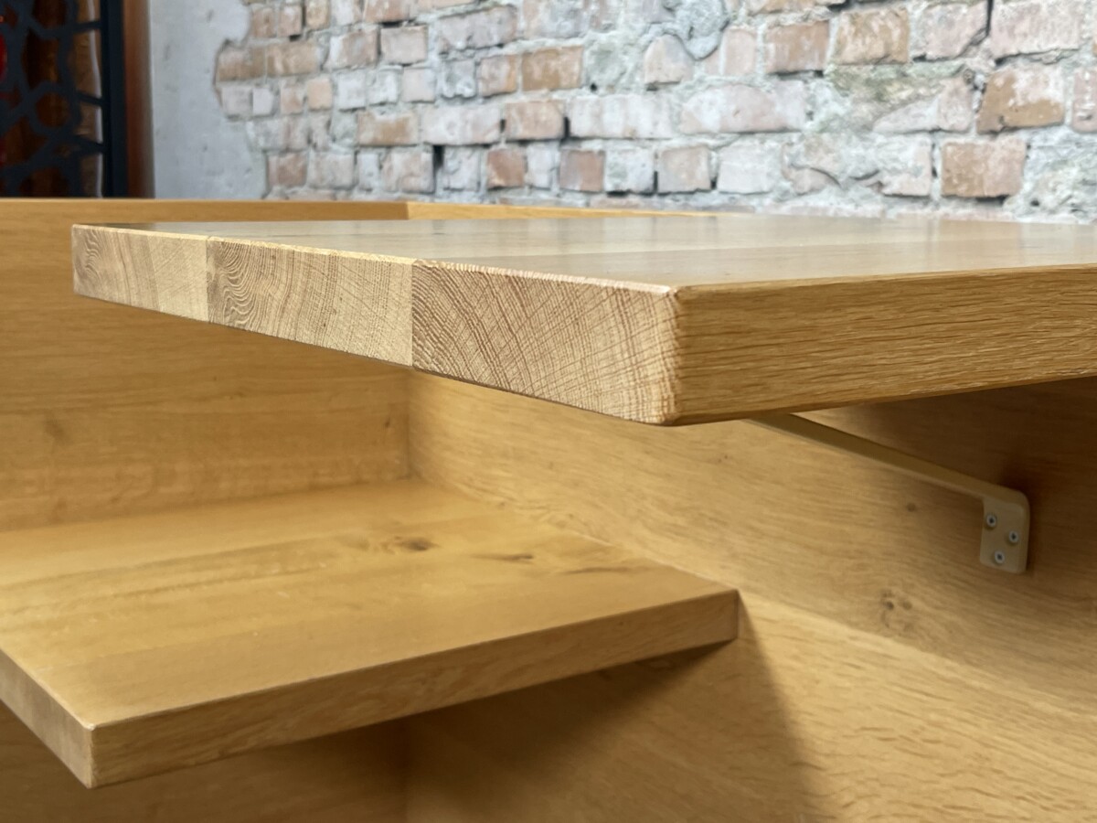 Massief Eiken Tête-à-Tête Design Bank - Afbeelding 8
