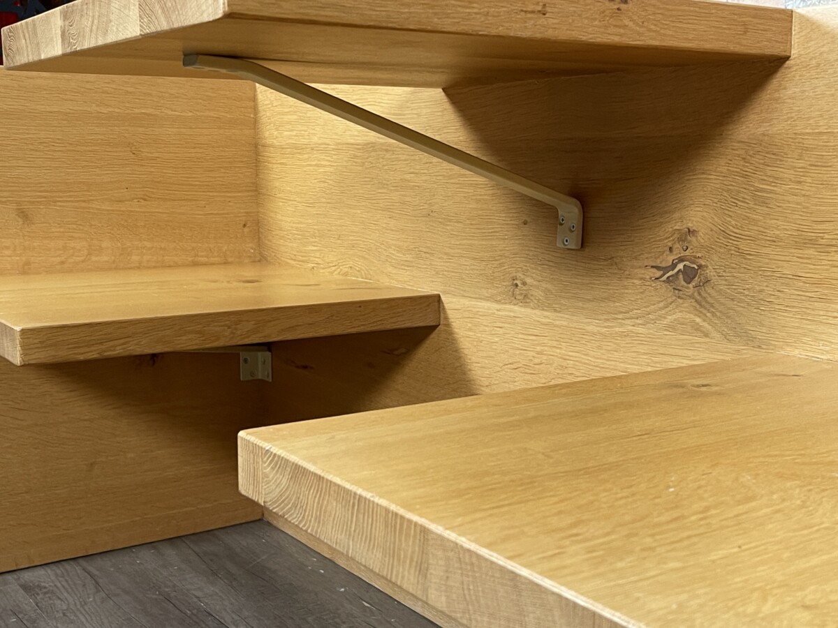 Massief Eiken Tête-à-Tête Design Bank - Afbeelding 9