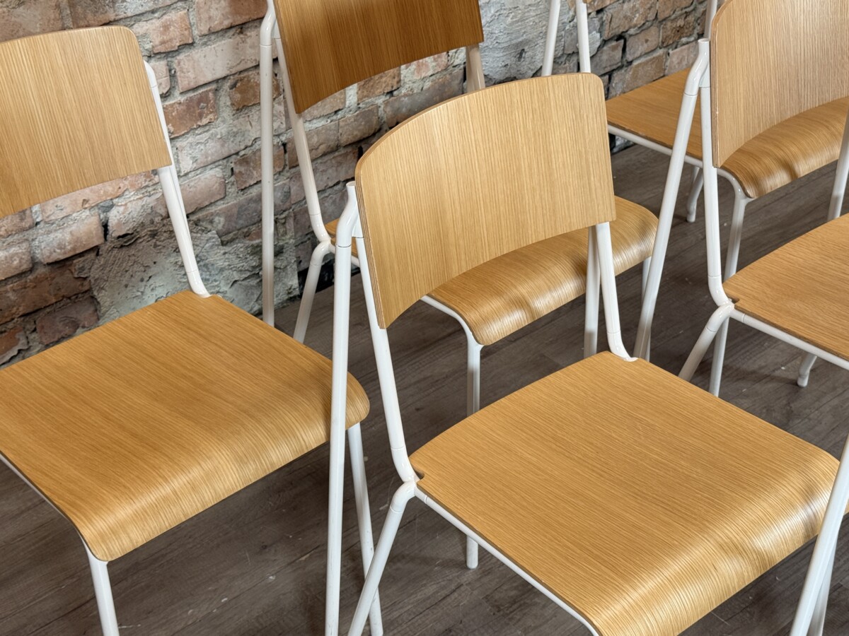 HAY Petit Standard Hout/Wit Set van 6 - Afbeelding 10