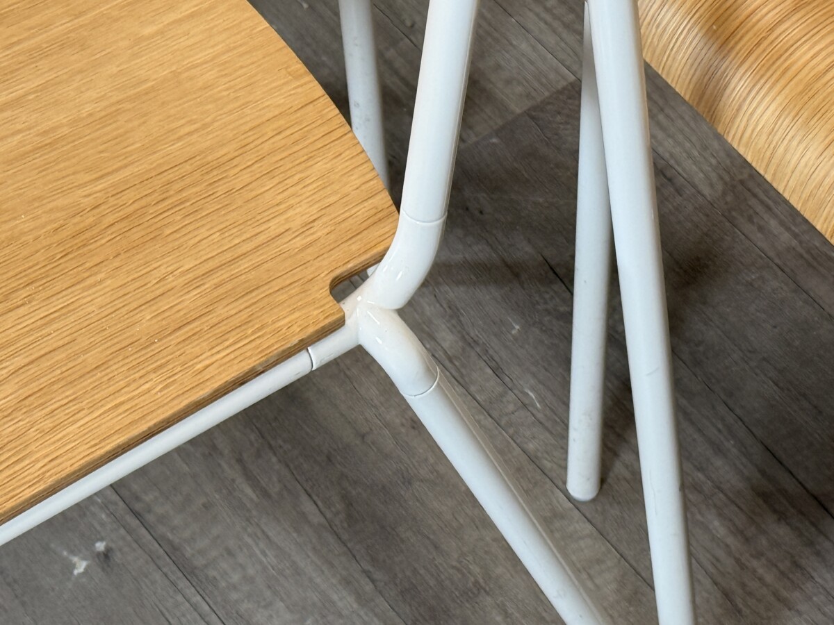 HAY Petit Standard Hout/Wit Set van 6 - Afbeelding 13